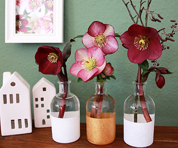 Upcycling: Blumenvasen selbst gestalten